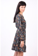 Rochie Only Onlova Wrap Black New Little Bloom